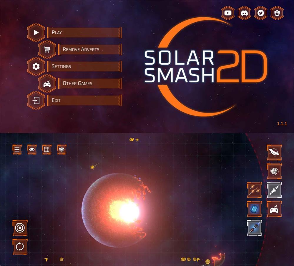 破坏模拟游戏 星球爆炸模拟器2D-咿咕咿咕