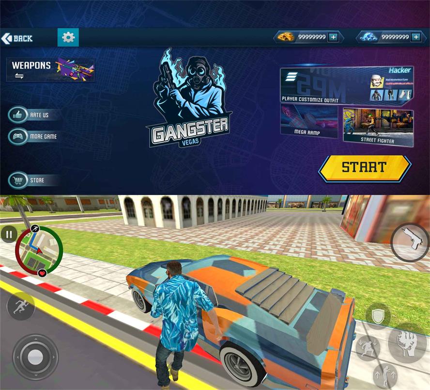 GTA城市游戏 真正的维加斯城-咿咕咿咕