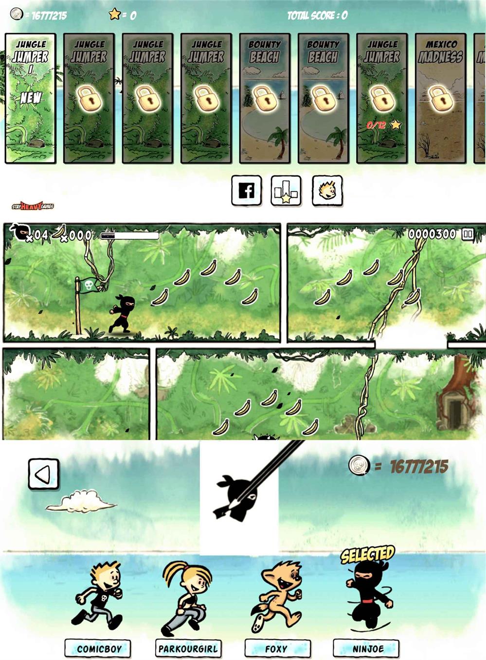 最佳动作平台游戏 漫画男孩-咿咕咿咕