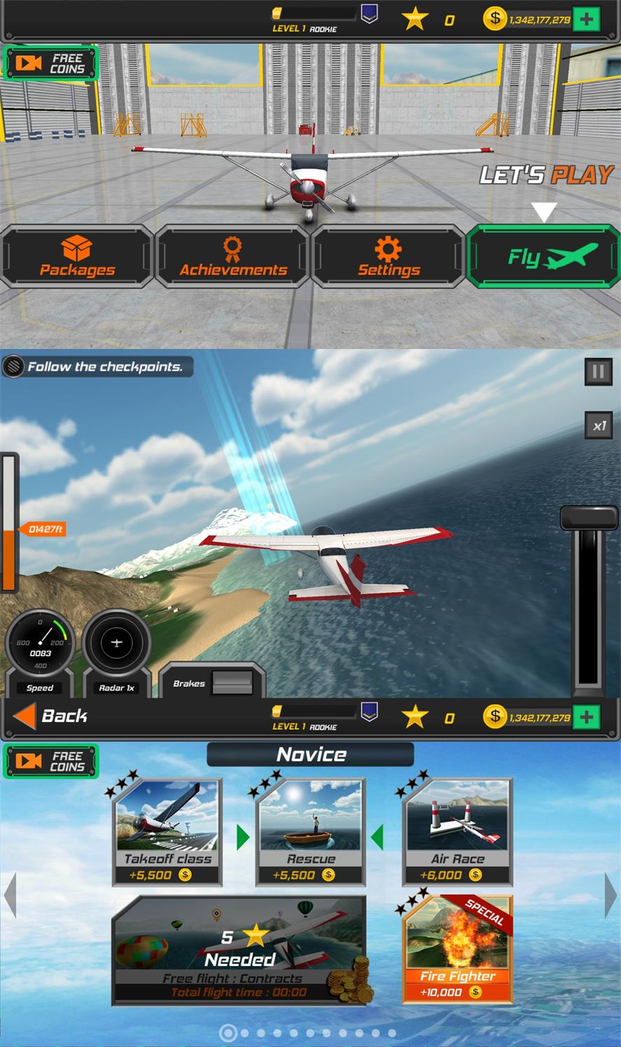 空中驾驶游戏 真实飞行模拟3D-咿咕咿咕